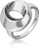 Кольцо с фианитами из серебра (арт. 2446325)