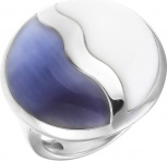 Кольцо со стеклом из серебра (арт. 734331)