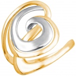 Кольцо из серебра с позолотой (арт. 826678)