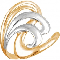 Кольцо из серебра с позолотой (арт. 826680)