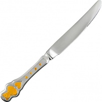 Нож "Мишка" из серебра с позолотой (арт. 859358)