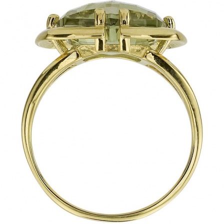 Кольцо с 1 аметистом из красного золота (арт. 2184404)