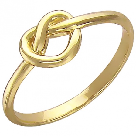 Кольцо Узелок из желтого золота (арт. 319647)
