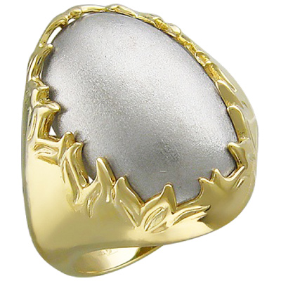 Кольцо из комбинированного золота (арт. 323532)