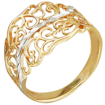Кольцо из красного золота (арт. 329974)