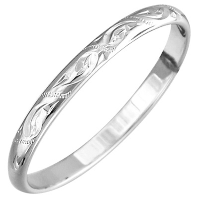 Обручальное кольцо из серебра (арт. 337118)