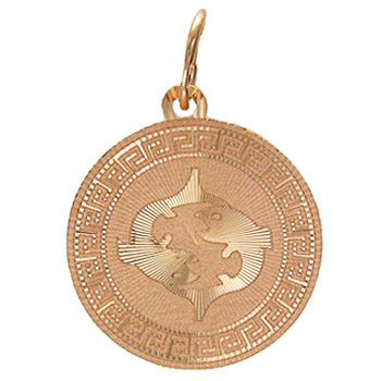 Подвеска Знак зодиака из красного золота (арт. 366537)