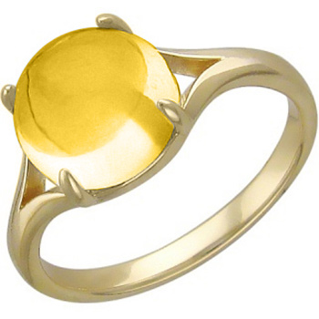 Кольцо с цитрином из желтого золота (арт. 367344)