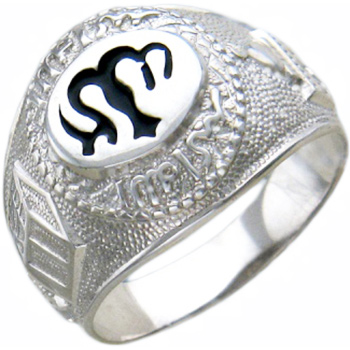 Кольцо мусульманское из серебра (арт. 377336)