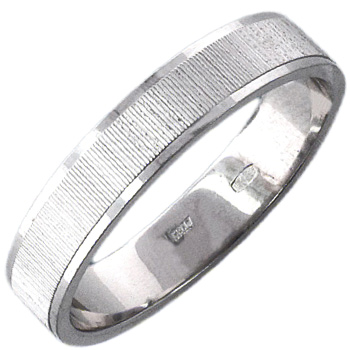 Обручальное кольцо из серебра (арт. 382490)