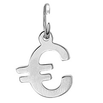 Подвеска Евро из серебра (арт. 382514)