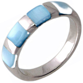 Кольцо с перламутром из серебра (арт. 383306)