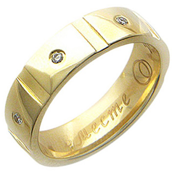Кольцо с бриллиантами из желтого золота (арт. 421361)