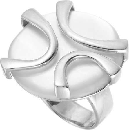 Кольцо с перламутром из серебра (арт. 739251)