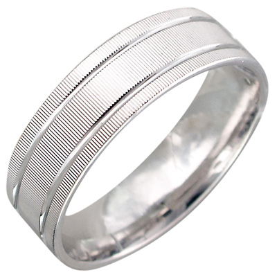 Обручальное кольцо из серебра (арт. 820708)