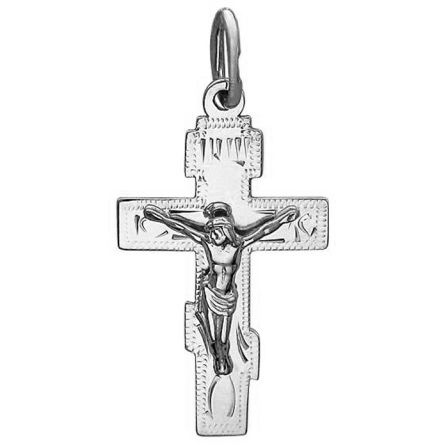 Крестик из серебра (арт. 834016)