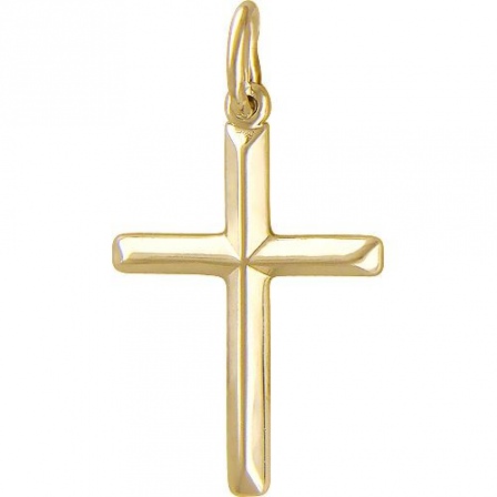 Крестик из жёлтого золота (арт. 842972)