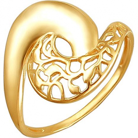 Кольцо из жёлтого золота (арт. 846173)