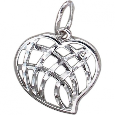 Подвеска Сердце из серебра (арт. 848243)