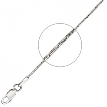 Цепочка плетения "Шнурок" из серебра (арт. 851108)
