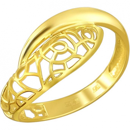 Кольцо из жёлтого золота (арт. 854506)