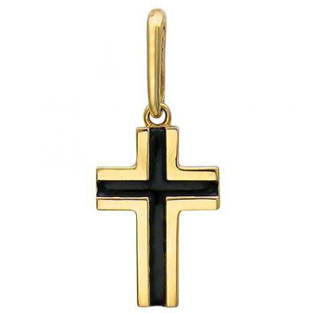 Крестик из жёлтого золота (арт. 856533)
