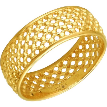 Кольцо из жёлтого золота (арт. 860651)