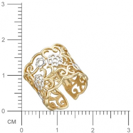 Кольцо Цветы из красного золота (арт. 315695)
