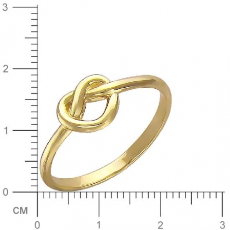 Кольцо Узелок из желтого золота (арт. 319647)