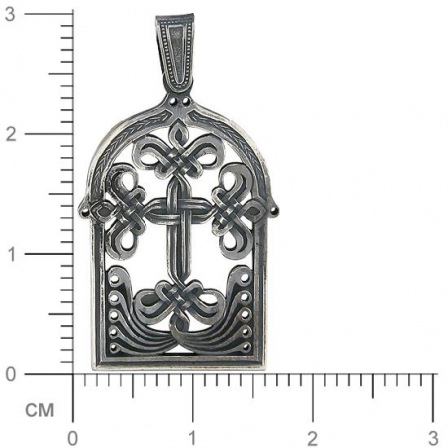 Крестик из серебра (арт. 328091)