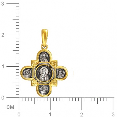 Крестик из серебра (арт. 333016)