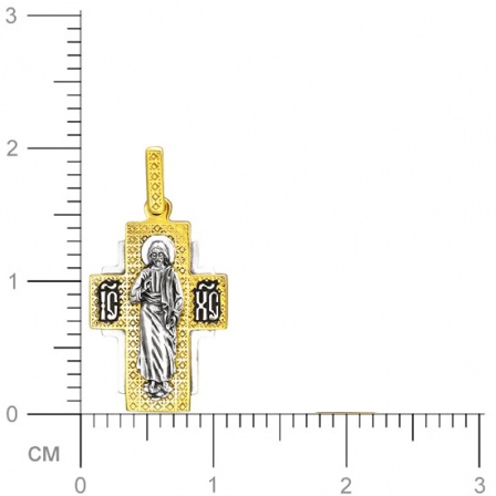 Крестик из серебра (арт. 333018)