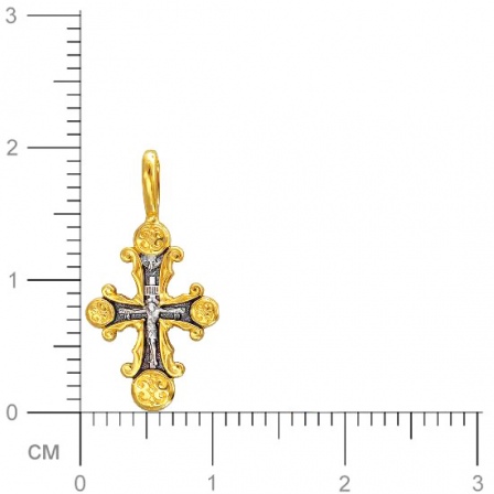 Крестик из серебра (арт. 333035)