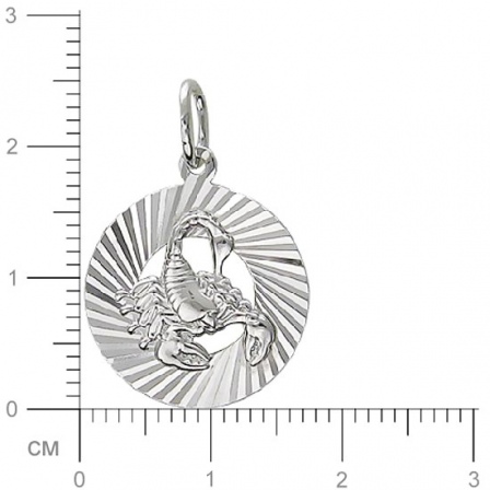 Подвеска "Скорпион" из серебра (арт. 337058)