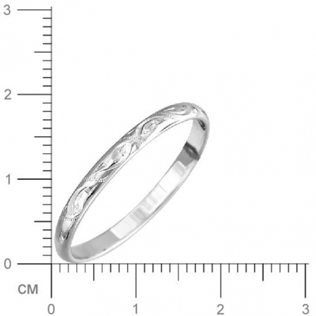Обручальное кольцо из серебра (арт. 337118)
