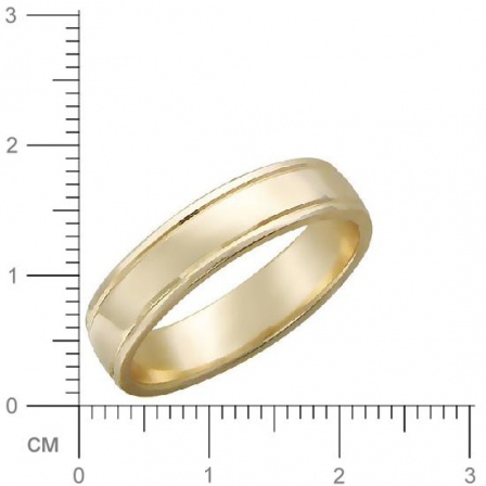 Обручальное кольцо из красного золота (арт. 341178)