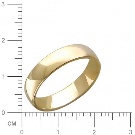 Обручальное кольцо из желтого золота (арт. 341211)