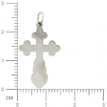 Крестик из серебра (арт. 342816)