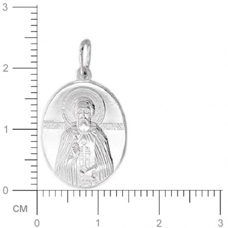 Подвеска-иконка "Николай Чудотворец" из серебра (арт. 345676)