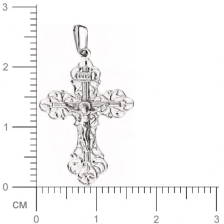 Крестик из серебра (арт. 347841)