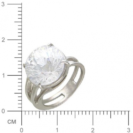 Кольцо с фианитами из серебра 925 пробы (арт. 365376)