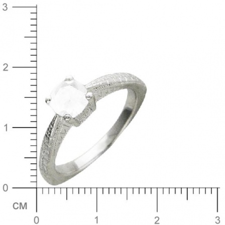 Кольцо с фианитами из серебра 925 пробы (арт. 365842)
