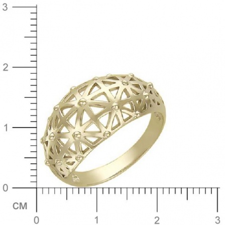Кольцо из желтого золота (арт. 366682)