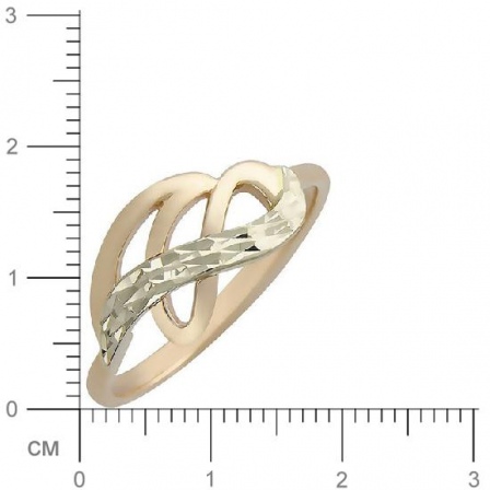 Кольцо из комбинированного золота (арт. 367506)