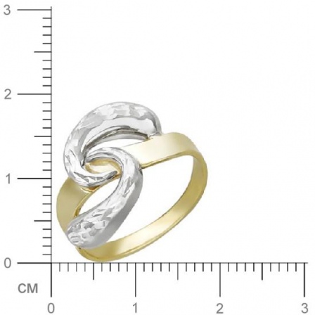 Кольцо из комбинированного золота (арт. 367529)