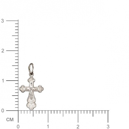 Крестик из серебра (арт. 368576)