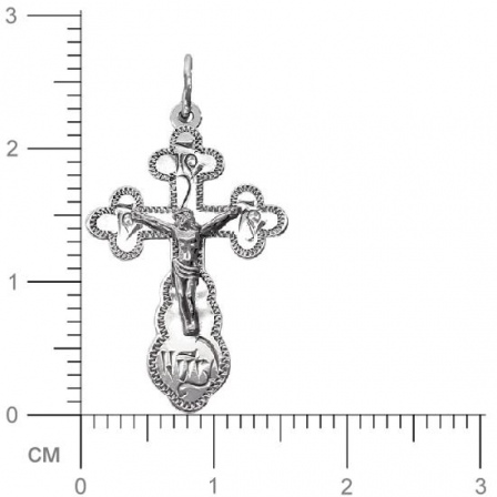 Крестик из серебра (арт. 368644)