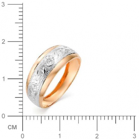 Кольцо с 1 бриллиантом из красного золота (арт. 816255)