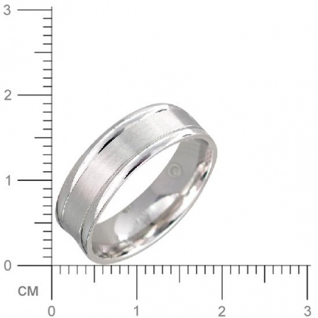Обручальное кольцо из серебра (арт. 820712)