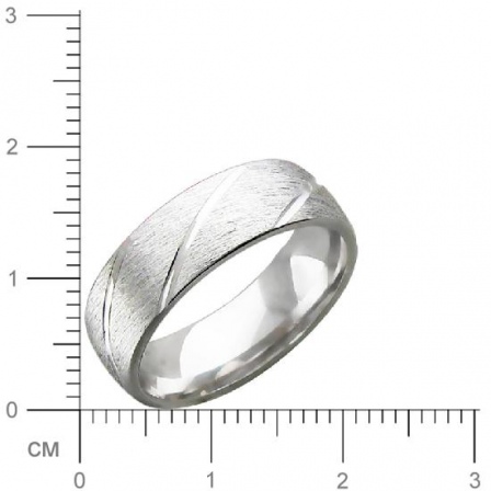 Обручальное кольцо из серебра (арт. 821712)